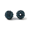 Polymer Clay Rhinestone Beads RB-H284-8MM-229-3