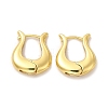Rack Plating Brass Tulip Hoop Earrings for Women EJEW-G342-16G-1