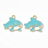 Alloy Enamel Pendants PALLOY-P287-11LG-02-2