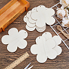 15Pcs Unfinished Wood Pendant Decorations WOOD-DC0001-25C-4
