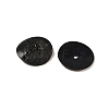 Spray Painted Natural Akoya Shell Beads X-SHEL-M021-11-2