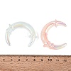 UV Plating Transparent Acrylic Beads OACR-Q204-04-3