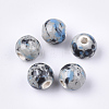 Handmade Porcelain Beads X-PORC-Q262-03O-1