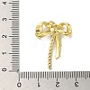 Rack Plating Brass Micro Pave Cubic Zirconia Pendants KK-H473-08F-G-3