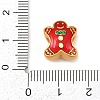 Christams Brass Enamel European Beads LS-KK-F922-03C-G-3