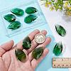 10Pcs Glass Pendants GLAA-ME0001-16B-3