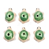 Handmade Bright Glazed Porcelain Beads PORC-CJC0009-03E-1