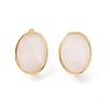 Rack Plating Brass Hoop Earring Findings with Latch Back Closure KK-C245-06G-2