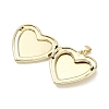 Printed Brass Locket Pendants KK-CBA9B3D-01G-04-2