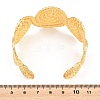 Brass Cuff Bangles for Women BJEW-P397-02G-5