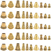 100Pcs 10 Styles Alloy Bead Cone FIND-SP0003-55-7