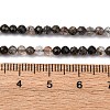 Natural Black Rutilated Quartz Beads Strands G-RM250104-C3-4