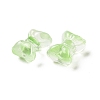 Transparent Spray Painted Glass Beads GLAA-I050-11H-2