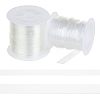  2 Rolls 2 Styles Invisible Stretchy TPU Plastic Transparent Elastic Strap EW-NB0001-09-1