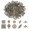 120Pcs 10 Styles Iron Filigree Joiners IFIN-PH0002-45-1