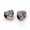 304 Stainless Steel European Beads STAS-I134-14AS-2