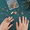 DIY Blank Dome 201 Stainless Steel Finger Rings Making Kits DIY-PH0028-69-3
