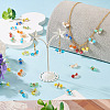 20Pcs 10Colors Glass Beaded Pendants FIND-TA0009-21-7