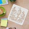 Plastic Reusable Drawing Painting Stencils Templates DIY-WH0172-370-3