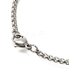 201 Stainless Steel Guitar Pendant Box Chain Necklaces NJEW-R001-06P-01-4