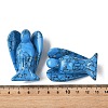 Dyed Synthetic Turquoise Carved Angle Figurines GG-CBA9C2C-A24-3