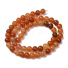 Natural Red Aventurine Bead Strands G-P257-02-6mm-8