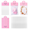 100Pcs Rectangle Clear Polypropylene Cellophane Bags CDIS-TA0001-40A-3