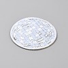 Polyester Iron on/Sew On Patches PATC-WH0022-04C-2