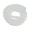 Electroplate Imitation Jade Glass Beads Strands LS-EGLA-N013-J6mm-D02-2