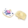 Printed Brass Pendants KK-CBAF9BC-06G-02-2