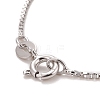 Anti-Tarnish 925 Sterling Silver Box Chain Necklace for Women NJEW-M190-02A-P-3