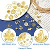 30Pcs 15 Styles Alloy Pendants FIND-YW0009-85-3