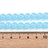 Imitation Jade Glass Beads Strands GLAA-T032-J8mm-04-4
