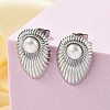 304 Stainless Steel Stud Earrings EJEW-S246-02P-2