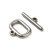 Non-Tarnish 304 Stainless Steel Toggle Clasps STAS-Q324-02P-2