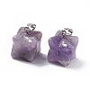 Natural Amethyst Pendants G-C002-02E-2