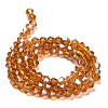 Transparent Electroplate Glass Beads Strands LS-GLAA-F029-2mm-A28-2
