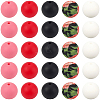 Round Silicone Focal Beads SIL-SP0001-16B-1