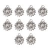 Sunflower Tibetan Style Alloy Pendants TIBEP-YW0001-52AS-1