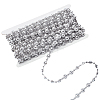 Acrylic Link Chains CHAC-WH0001-02-1