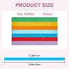 1 Set 7 Colors Fluorescent Lucky Star Origami Paper DIY-CP0010-79A-2