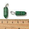 Synthetic Malachite Pendants G-Z067-07P-02-4