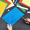 CHGCRAFT 10 Sheets 6 Colors Waterproof Luminous Plastic Self-Adhesive Stickers DIY-CA0004-73-3