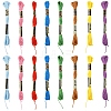 6Bundles Polyester Embroidery Floss OCOR-YW0001-25A-2