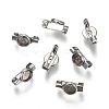 Tarnish Resistant 304 Stainless Steel Brooch Base Settings STAS-F191-04P-6mm-3