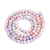 Anti-Tarnish Electroplate Glass Beads Strands EGLA-N027-02A-05-2