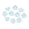 Electroplate Transparent Glass Beads Strands EGLA-N055-03A-03-1