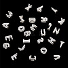 6Pcs 925 Sterling Silver Hollow Initial Beads STER-TA0001-53Y-4