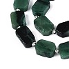 Natural Fuchsite Beads Strands G-C098-A34-01-3