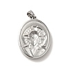 Tibetan Style 304 Stainless Steel Pendants STAS-G275-09AS-2